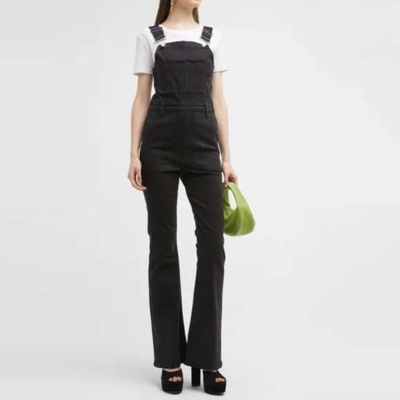 NEW Frame Le High Flared Denim Jumpsuit Overalls - Picture 2 of 6